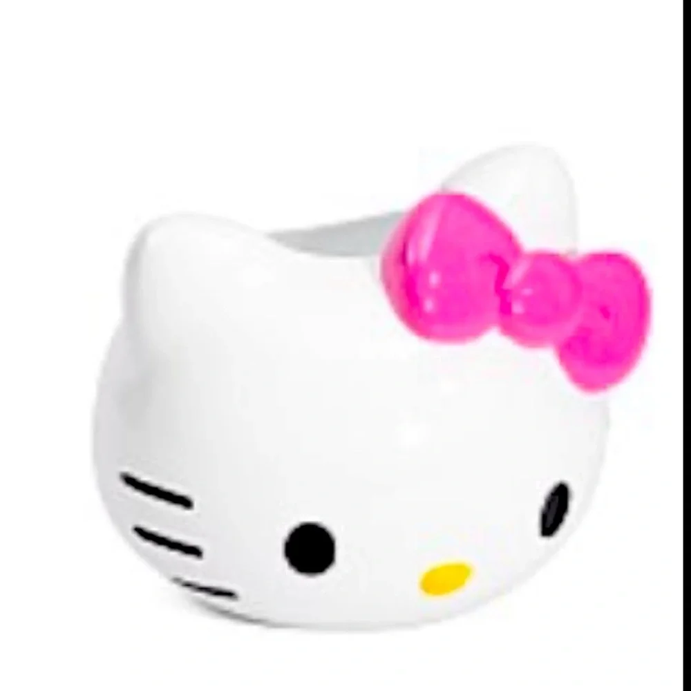 HELLO KITTY HEAD MAKEUP TUMBLER.
